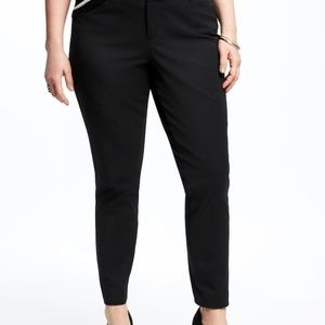 Black Old Navy 20 Plus Short Pixie Ankle Pant